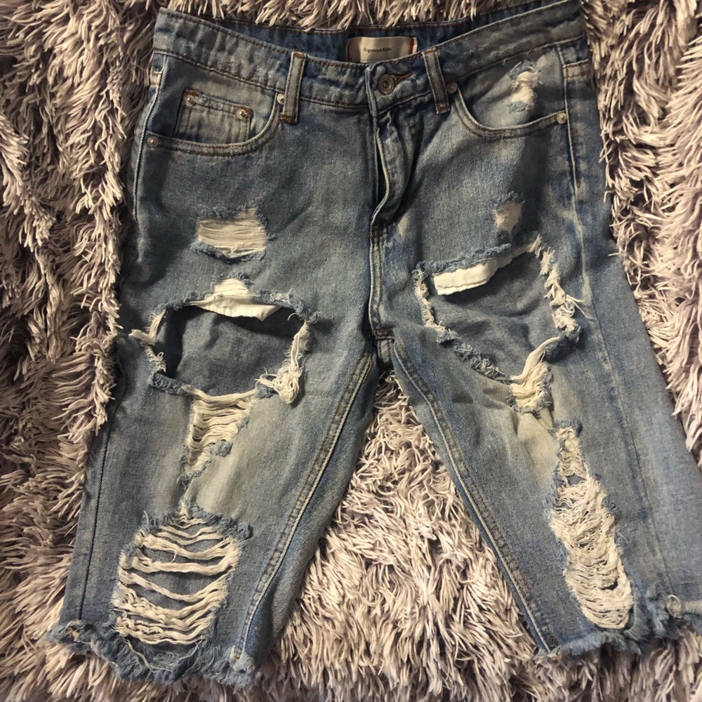 Signature Eight Bermuda Denim Shorts